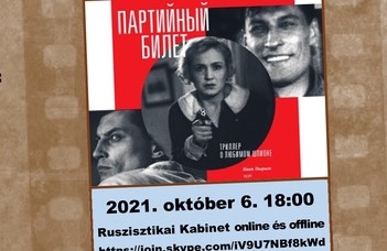#Ruszisztikai Filmklub októberben - megnéztük a Párttagsági könyvet