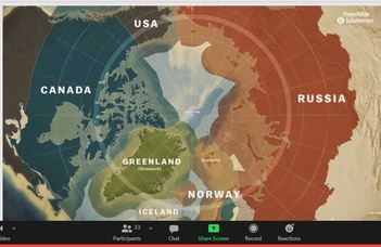 Ilyash György előadása az északi sarkvidék geopolitikájáról